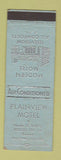 Matchbook Cover - Plainview Motel Macomb IL