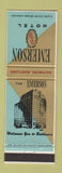 Matchbook Cover - Emerson Hotel Baltimore MD