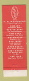 Matchbook Cover - Emerson Hotel Baltimore MD