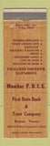 Matchbook Cover - First State Bank Bryan TX