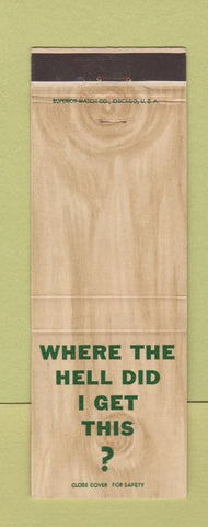 Matchbook Cover - Mountain Terrace Motel Keystone SD