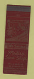 Matchbook Cover - Modern Shoe Shop Sheridan WY SAMPLE