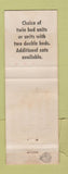 Matchbook Cover - West Shore Motel Naples ME