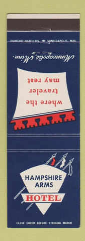 Matchbook Cover - Hampshire Arms Hotel Minneapolis MN