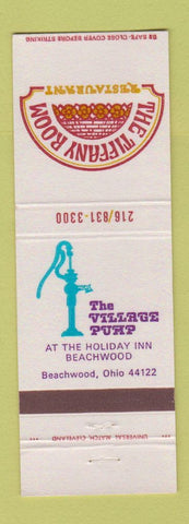 Matchbook Cover - Village Pump Tiffany Room Restaurant Beachwood OH