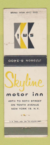 Matchbook Cover - Skyline Motor Inn New York City