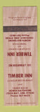 Matchbook Cover - Timber Inn Restaurant Coos Bay OR
