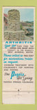 Matchbook Cover - Pagosa Hot Springs Colorado