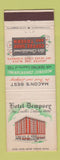 Matchbook Cover - Hotel Dempsey Macon GA