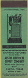 Matchbook Cover - Austin Electrical Supply TX fixtures
