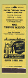 Matchbook Cover - Queen Isabel Inn Port Isabel TX YELLOW