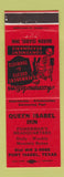 Matchbook Cover - Queen Isabel Inn Port Isabel TX RED