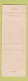 Matchbook Cover - Queen Isabel Inn Port Isabel TX PINK