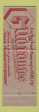 Matchbook Cover - Guarantee Super Market Grocery Passaic Paterson NJ Suffern NY