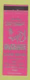 Matchbook Cover - Capri Motel South Padre Island TX girlie PINK