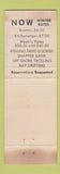 Matchbook Cover - Capri Motel South Padre Island TX girlie YELLOW