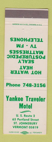 Matchbook Cover - Yankee Traveler  Motel St Johnsbury VT