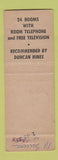 Matchbook Cover - New Kentucky Motel Ashland KY