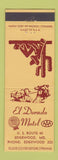 Matchbook Cover - El Dorado Motel Edgewood MD