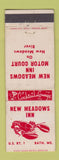 Matchbook Cover - New Meadows Inn Bath ME lobster WEAR