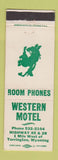 Matchbook Cover - Western Motel Torrington WY