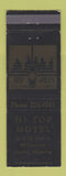 Matchbook Cover - Hi Top Motel Rawlins WY