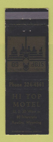 Matchbook Cover - Hi Top Motel Rawlins WY