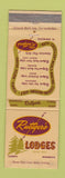 Matchbook Cover - Ruttger's Lodges Deerwood Bemiji Brainerd Pequot Lakes MN