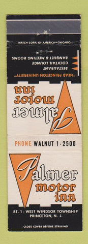 Matchbook Cover - Palmer Motor Inn Princeton NJ