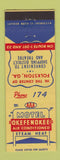 Matchbook Cover - Motel Okefenokee Folkston GA