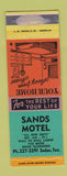Matchbook Cover - Sands Motel Sudan TX WEAR