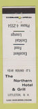 Matchbook Cover - Northern Hotel Grill Littleton NH DD Bean
