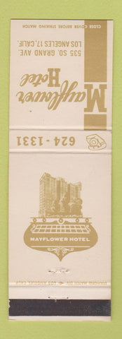 Matchbook Cover - Mayflower Hotel Los Angeles CA