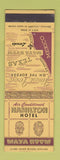 Matchbook Cover - Hamilton Hotel Maya Room Laredo TX