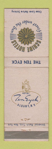 Matchbook Cover - Hotel Ten Eyck Albany NY Schine