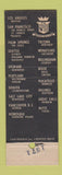 Matchbook Cover - Cosmpolitan Hotel Denver Colorado