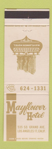 Matchbook Cover - Mayflower Hotel Los Angeles CA