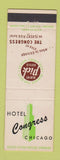 Matchbook Cover - Hotel Congress Chicago IL Albert Pick