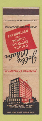 Matchbook Cover - Jolly Whaler New Bedford Hotel MA