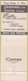 Matchbook Cover - Chu Wah Chinese Food St Louis MO