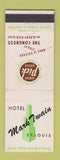 Matchbook Cover - Hotel Mark Twain St Louis MO Albert Pick