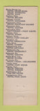 Matchbook Cover - Hotel Congress Chicago IL Albert Pick