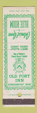Matchbook Cover - Old Fort Inn Kennebunkport ME Colonial Room