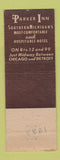 Matchbook Cover - Parker Inn Albion MI