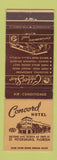 Matchbook Cover - Concord Hotel St Petersburg FL