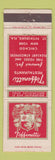 Matchbook Cover - Toffenetti Restaurants Chicago New York City St Petersburg FL