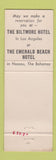 Matchbook Cover - Hotel Adolphus Dallas TX