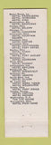 Matchbook Cover - Hotel Bankhead Birmingham AL Albert Pick