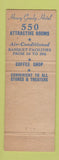Matchbook Cover - Henry Grady Hotel Atlanta GA