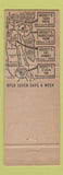 Matchbook Cover - Rickey's Restaurant San Francisco Palo Alto CA